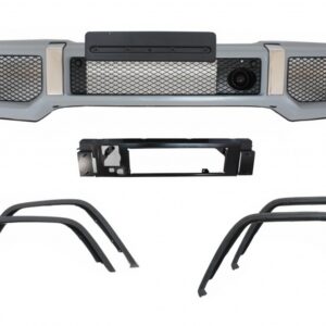 Front Bumper with Fender Flares Wheel Arches suitable for Mercedes G-Class W463 (1989-2017) G65 Design