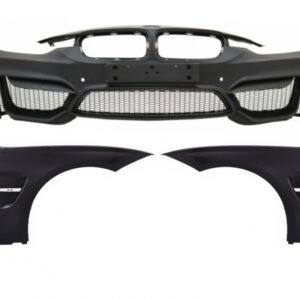 Front Bumper with Front Fenders and Side Skirts suitable for BMW 3 Series F30 F31 Pre-LCI & LCI (2011-2018) M4 Design