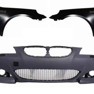 Front Bumper with Front Fenders suitable for BMW 5 Series E60 E61 Sedan Touring (2003-2010) M5 Design