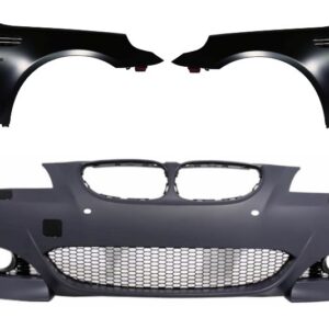 Front Bumper with Front Fenders suitable for BMW 5 Series E60 E61 Sedan Touring (2003-2007) M5 Design