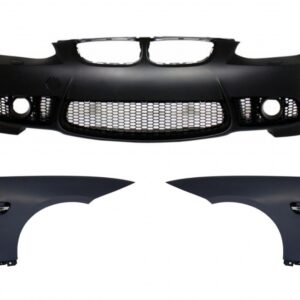 Front Bumper with Front Fenders suitable for BMW 3 Series E92 Coupe E93 Cabrio (2006-2009) M3 Look Without PDC and Projectors