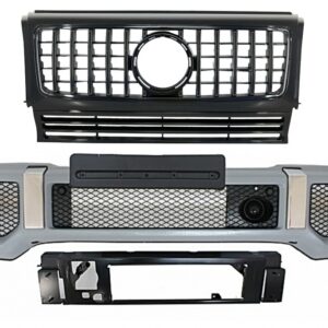Front Bumper with Grille suitable for Mercedes G-Class W463 (1989-2017) G65 GT-R Panamericana Design
