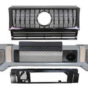 Front Bumper with Grille suitable for Mercedes G-Class W463 (1989-2017) G65 G63 GT-R Panamericana Design