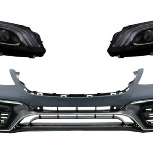 Front Bumper with Headlights Full LED suitable for Mercedes S-Class W222 (2013-06.2017) S63 Design