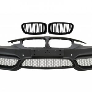 Front Bumper with Kidney Grilles and Side Skirts suitable for BMW 3 Series F30 F31 Pre-LCI & LCI (2011-2018) M4 Design