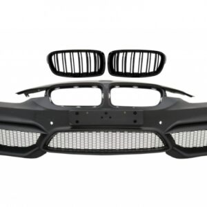 Front Bumper with Kidney Grilles Double Stripe suitable for BMW 3 Series F30 F31 Pre-LCI & LCI (2011-2018) M4 Design