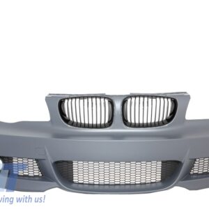 Front Bumper with Kidney Grilles suitable for BMW 1'er E81/E82 E87/E88 (2004-2011) M-tech M-Technik Design