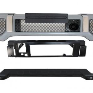 Front Bumper with LED DRL Spoiler Extension suitable for Mercedes G-Class W463 (1989-2017) G65 Design