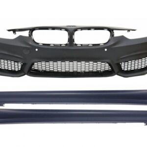 Front Bumper with Side Skirts suitable for BMW 3 Series F30 F31 Non LCI & LCI (2011-2018) M3 Sport EVO Design