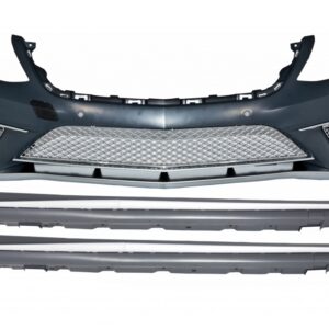 Front Bumper with Side Skirts suitable for Mercedes S-Class W222 (2013-06.2017) S65 Design