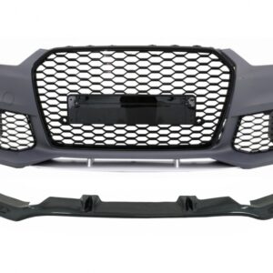 Front Bumper with Spoiler Lip suitable for Audi A6 C7 4G Facelift (2015-2018) RS6 Design