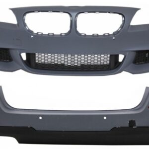 Front Bumper Without Fog Lamps with Rear Bumper suitable for BMW 5 Series F11 Touring (2011-2014) M-Technik Design