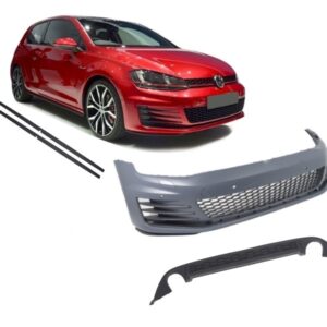 Front Bumper  suitable for VW Golf VII 7 2013-2016 GTI Design with Side Skirts and Rear Diffuser