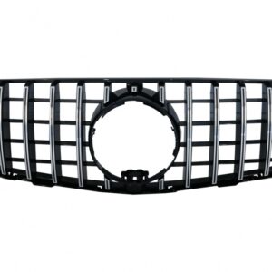 Front Central Grille suitable for Mercedes GLC X253 C253 (2015-2018) GT R Panamericana Look Chrome