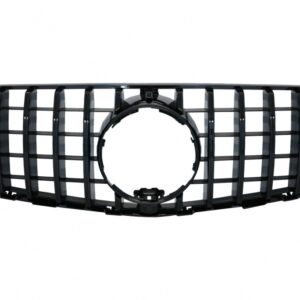Front Central Grille suitable for Mercedes GLC X253 C253 (2015-2018) GT R Panamericana Design All Black
