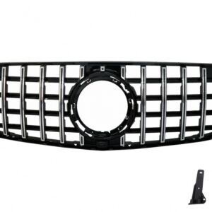 Front Central Grille suitable for Mercedes GLC X253 C253 Facelift (2020-2021) Standard&OFF-ROAD GTR Panamericana Design Chrome