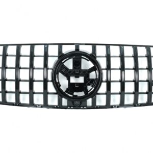 Front Central Grille suitable for Mercedes GLE SUV W167 V167 GLE Coupe C167 Sport Package (2019-06.2023) GTR Panamericana Design All Black