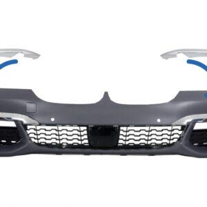Front Chrome Trims Garnish suitable for BMW 7 Series G12 G11 (2015-02.2019) only M-Tech M-Sport Bumper