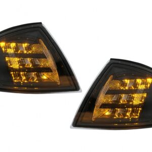 Front Direction LED Turn Signal Indicator suitable for BMW 3 Series E46 Sedan Touring (1998-2001) Black