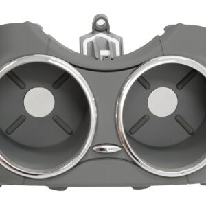 Front Dual Cup Holder suitable for Mercedes CLS C219 W219 (2003-2010) Gray