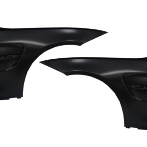 Front Fenders suitable for BMW 4 Series F32 F33 F36 (2013-02.2017) Coupe Cabrio Gran Coupe M4 Design Black Intake