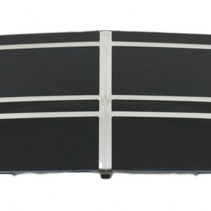 Front Grille Distronic Cover suitable for Mercedes S-Class W222 X222 (2013-2020) Design Chrome