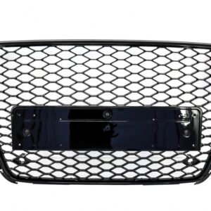Front Grille suitable for Audi A5 8T (2008-2011) RS5 Design Badgeless Piano Black
