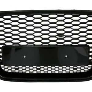 Front Grille suitable for Audi A6 C7 4G Pre-Facelift (2011-2014) RS6 Design Piano Black