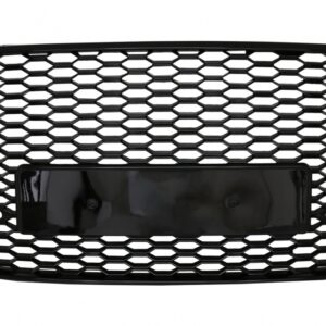 Front Grille suitable for Audi A8 D4 Facelift (2014-2017) RS8 Design Piano Black