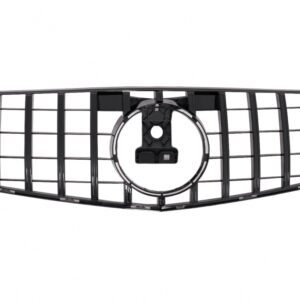 Front Grille suitable for Mercedes C-Class W204 S204 Limousine Station Wagon (2007-2014) GT-R Panamericana Design Black