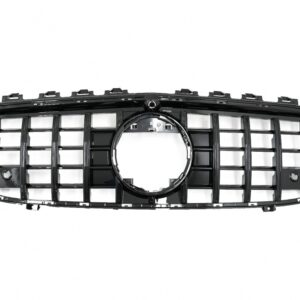 Front Grille suitable for Mercedes CLA X118 C118 (2019-05.2023) GT-R Panamericana Design Piano Black