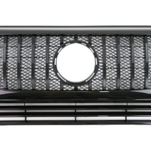 Front Grille suitable for Mercedes G-Class W463 (1990-2014) New G63 GT-R Panamericana Design Piano Black