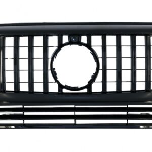 Front Grille suitable for Mercedes G-Class W463 (1990-2014) New G63 GT-R Panamericana Design All Black