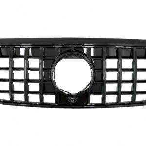 Front Grille suitable for Mercedes GLB-Class X247 (2019-2023) GT-R Panamericana Design Piano Black