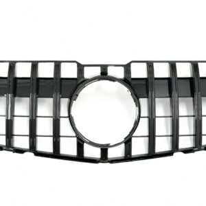 Front Grille suitable for Mercedes GLK-Class X204 Facelift (2013-2015) GT-R Panamericana Design Piano Black