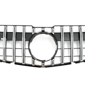 Front Grille suitable for Mercedes GLK-Class X204 Facelift (2013-2015) GT-R Panamericana Design Chrome