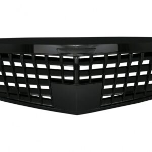 Front Grille suitable for Mercedes S-Class W221 Facelift (2010-2013) Vertical Design Piano Black