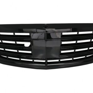 Front Grille suitable for Mercedes S-Class W222 (2014-08.2020) S63 S65 Design Piano Black