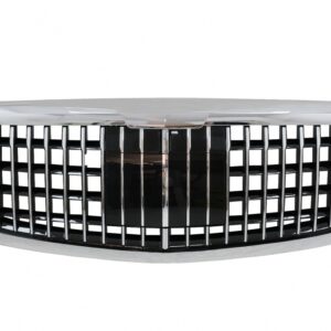 Front Grille suitable for Mercedes S-Class W222 X222 (2014-2020) Vertical Design Chrome
