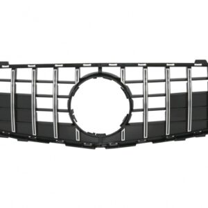Front Grille suitable for Mercedes SL-Class R231 (2012-2016) GT-R Panamericana Design Black Chrome