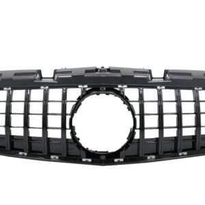 Front Grille suitable for Mercedes SLC-Class R172 Facelift (2016-2019) GT-R Panamericana Design Piano Black