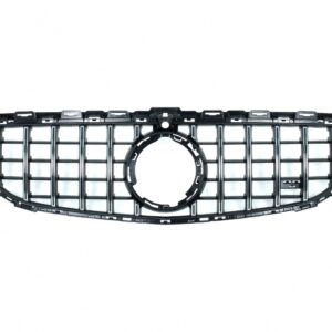 Front Grille suitable for Mercedes W205 Sedan S205 T-Modell A205 Cabriolet C205 Coupe Facelift (03.2018-2020) with 360 Chrome
