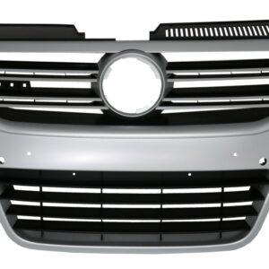 Front Grille suitable for VW Passat 3C (2007-2010) Silver Aluminium Look