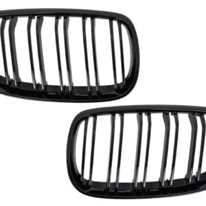Front Kidney Grilles suitable for BMW 3 Series E92 E93 Coupe Convertible NonLCI (2006-2009) Double Stripe M-Package Sport Design