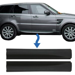 Front Lower Door Moldings suitable for Land Rover Range Rover Sport L494 (2013-up) Black