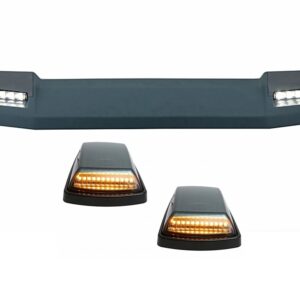Front Roof Spoiler and Turning Lights suitable for Mercedes G-Class W463 (1989-2017) 6X6 Design