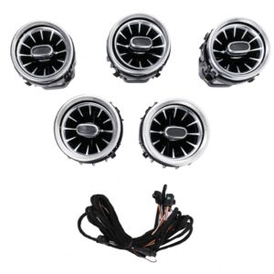 Front Side AC Vent Grilles 3 colors suitable for Mercedes C-Class W205 GLC SUV X253 W253 (2014-2018)