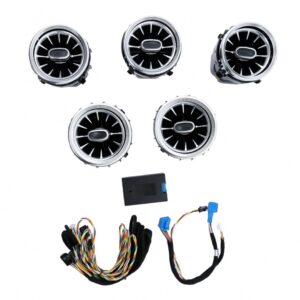 Front Side AC Vent Grilles 64 colors suitable for Mercedes C-Class W205 Facelift (2018-2020)