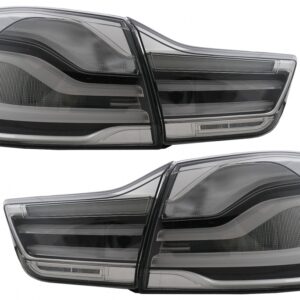 Full LED Bar Taillights suitable for BMW 4 Series F32 F33 F36 (2013-2016) Smoke with Static Turning Signal