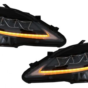 FULL LED DRL Headlights Dynamic Turn Light Signal suitable for LEXUS IS XE20 (2006-2013) Black Edition